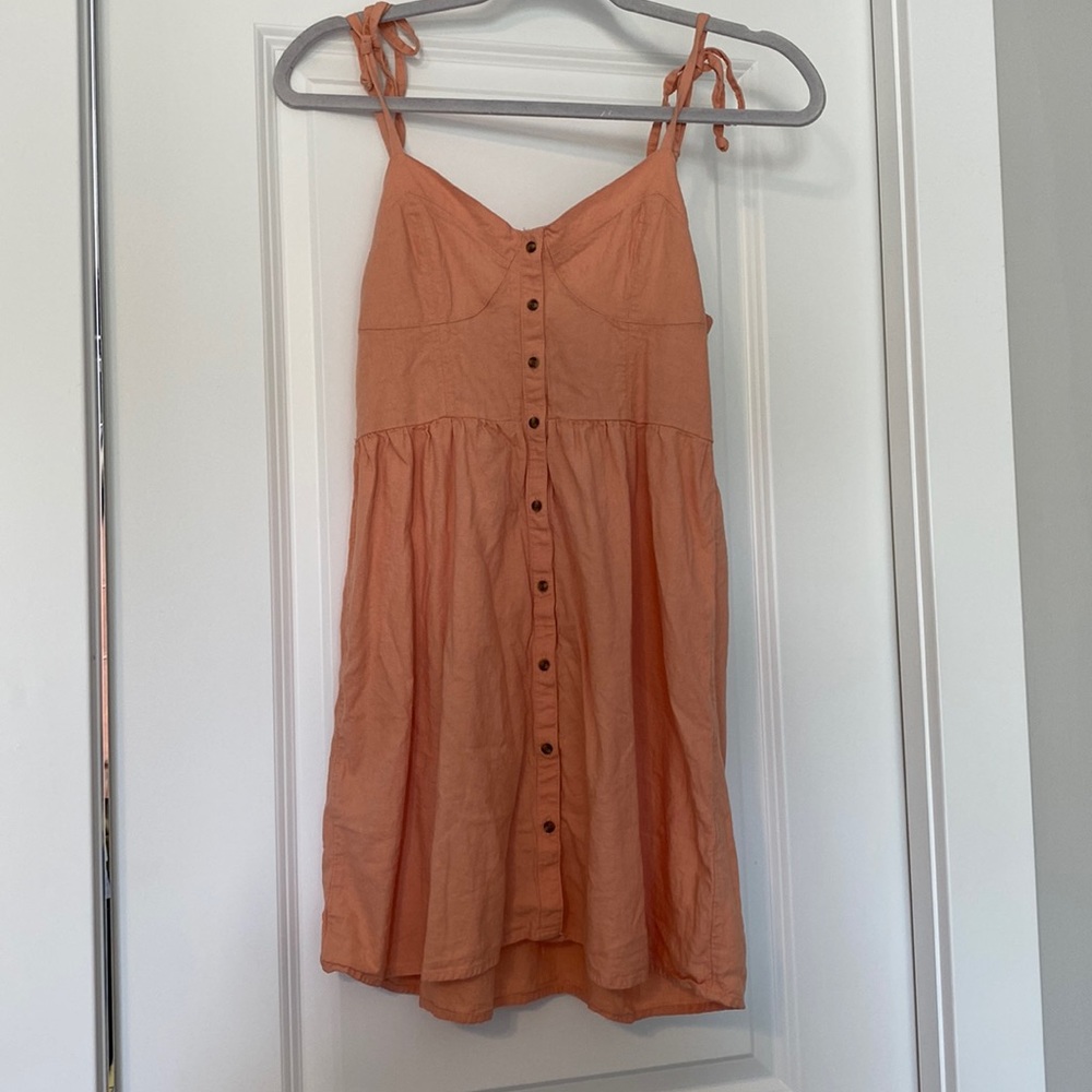 Small peach aerie mini dress
